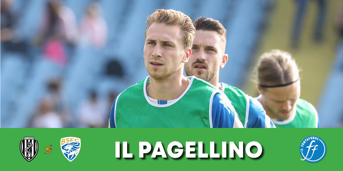 Pagellino di Cesena-Brescia