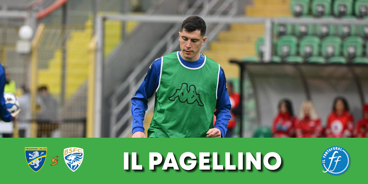 Pagellino di Frosinone-Brescia