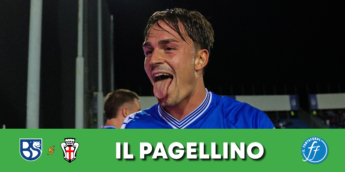 Pagellino di U. Brescia-Pro Vercelli