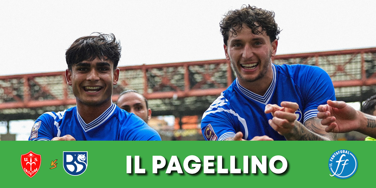 Pagellino di Triestina-U. Brescia