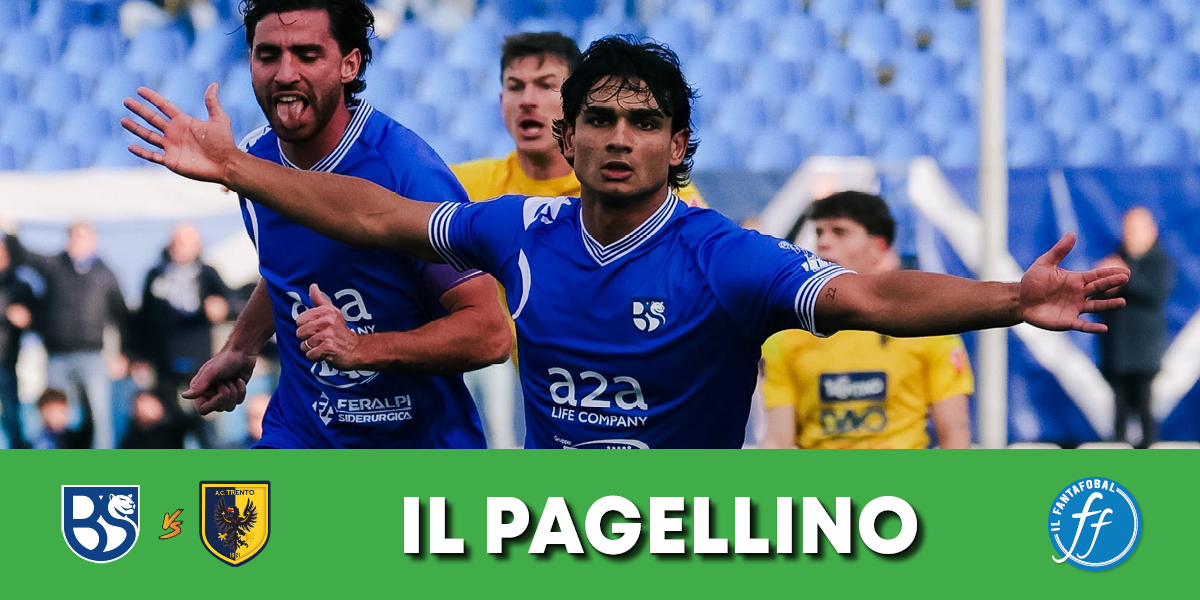 Pagellino di U. Brescia-Trento